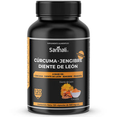 Cúrcuma, Jengibre, Diente de León y Pimienta - Sannali ®