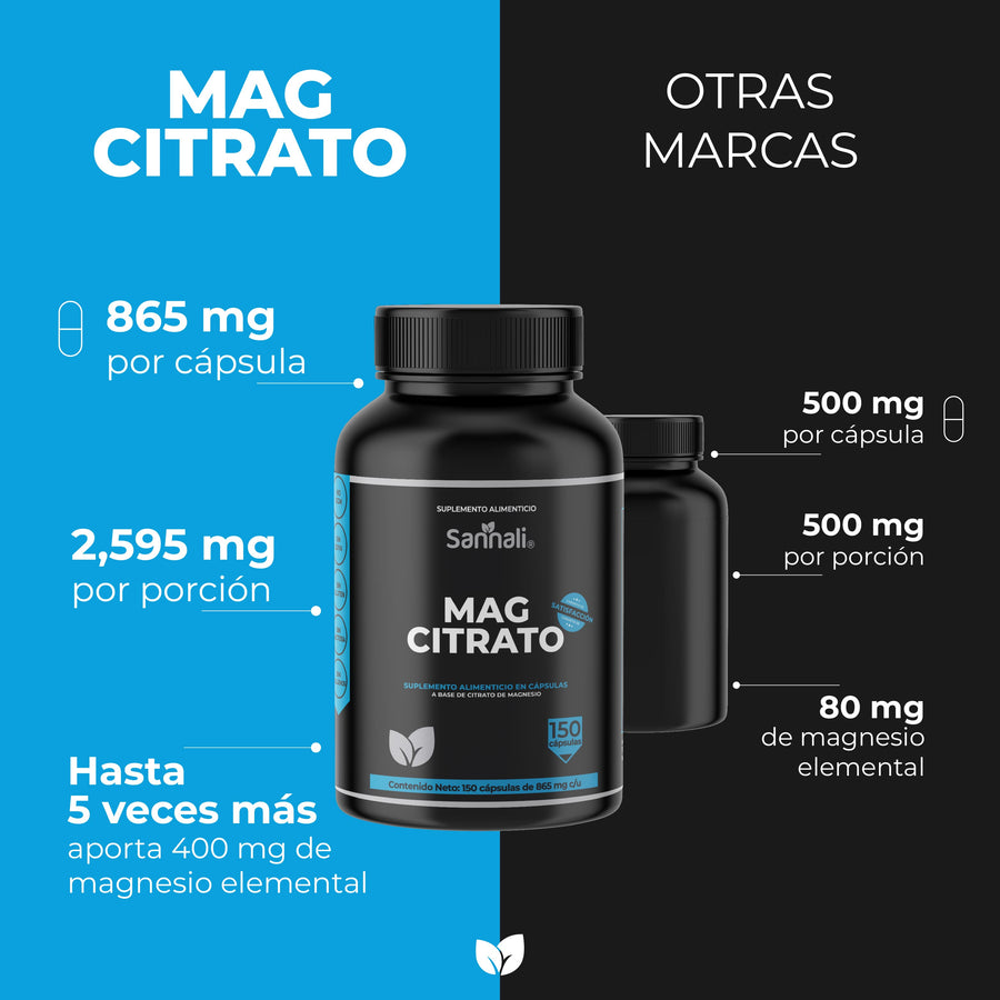 Mag Citrato - Citrato de Magnesio - Sannali ®