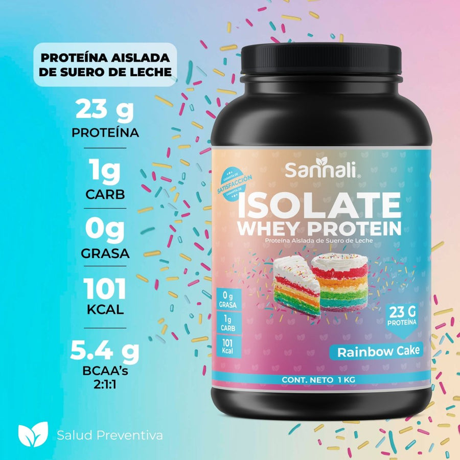 Whey Protein Isolate - Rainbow Cake - Sannali ®