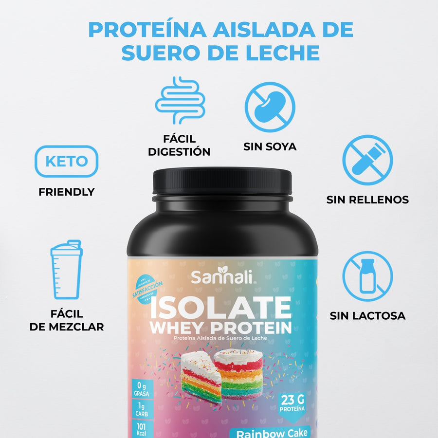 Whey Protein Isolate - Rainbow Cake - Sannali ®