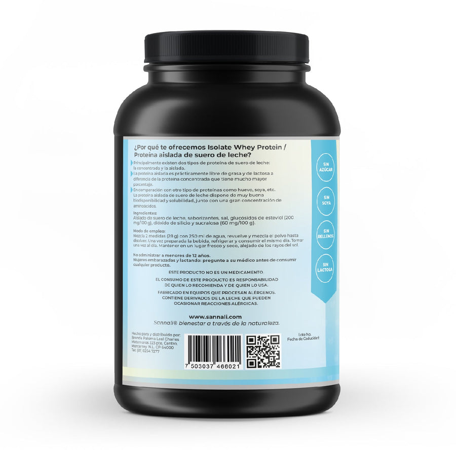 Whey Protein Isolate - Vanilla Ice Cream - Sannali ®